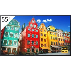 Sony Pro Bravia FW-55BZ30J 1397 mm LCD Digital Signage Display - High Dynamic Range (HDR) X1 - 3840 x 2160 - Direct LED - 