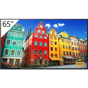 Sony Pro Bravia FW-65BZ30J 1651 mm LCD Digital Signage Display - High Dynamic Range (HDR) X1 - 3840 x 2160 - Direct LED - 