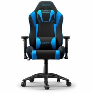 AKRacing Core Series EX SE Gaming Chair - For Gaming - Metal, Polyester, Fabric, Steel, Aluminum - Blue