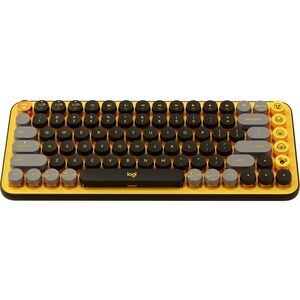 Logitech POP Keys Keyboard - Wireless Connectivity - Blast - Mechanical Keyswitch - Bluetooth - 5.1 - 10 m Emoji Hot Key(s