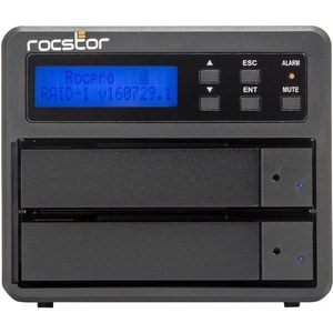 Rocstor Rocpro U33 USB Type-C Desktop RAID Storage - Rocstor Rocpro U33 Professional Desktop RAID - 3.5" or 2.5" Hard Driv