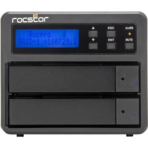 Rocstor Rocpro U33 USB Type-C Desktop RAID Storage - Rocstor Rocpro U33 Professional Desktop RAID -32TB (2x16TB) HDD Insta