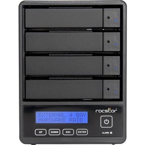 Rocstor Rocpro U35 USB Type-C Desktop RAID Storage - Rocstor Rocpro U35 Professional Desktop RAID - 32TB (4x8TB) HDD Insta