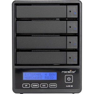 Rocstor Rocpro U35 USB Type-C Desktop RAID Storage - Rocstor Rocpro U35 Professional Desktop RAID - 40TB (4x10TB) HDD Inst