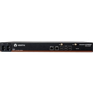 Vertiv AVOCENT Servidor do dispositivo - 1000 MB - Fibra ótica, Cabo de par entrançado - 2 x Rede (RJ-45) - 8 x USB - 48 x