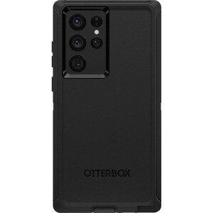 OtterBox Defender Rugged Carrying Case (Holster) Samsung Galaxy S22 Smartphone - Black - Dirt Resistant Port, Scrape Resis