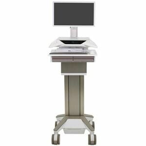 Ergotron CareFit Medical Trolley - TAA Compliant - 2 Drawer - 17.01 kg Load Capacity - 4 Casters - 12.70 cm (5") Caster Si