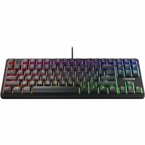 CHERRY G80 3000N RGB TKL Wired Mechanical Keyboard - Compact,Black, MX SILENT RED Keyswitch - for Office/Gaming