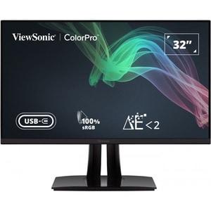 ViewSonic ColorPro VP3256-4K 32 Zoll Class 4K UHD LED-Monitor - 16:9 Format - Schwarz - 80 cm (31,5 Zoll) Viewable - IPS-T