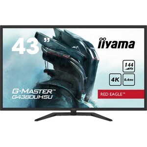iiyama G-MASTER Red Eagle G4380UHSU-B1 43 Zoll Class 4K UHD Gaming-LCD-Monitor - 16:9 Format - Mattschwarz - 108 cm (42,5 