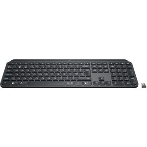 Logitech MX Keys for Business Keyboard - Wireless Connectivity - English (UK) - QWERTY Layout - Graphite - MX Keyswitch - 