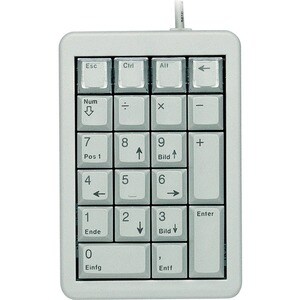 CHERRY G84-4700 Keypad - Cable Connectivity - USB Interface - English (US) - Light Grey - ML Keyswitch