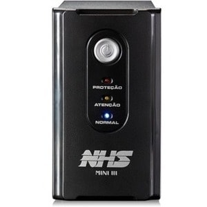 NOBREAK NHS MINI SENOIDAL (600VA/B.7AH/PRETO/RS232)