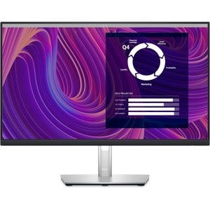 Dell P2423D 23.8" QHD WLED LCD Monitor - 16:9 - Black, Silver - 24" Class - In-plane Switching (IPS) Black Technology - 25