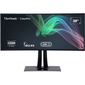 ViewSonic ColorPro VP3881a 38 Zoll Class UW-QHD+ Gekrümmter Bildschirm LED-Monitor - 21:9 Format - 95,3 cm (37,5 Zoll) Vie