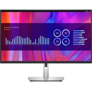 Dell P3223DE 32" Class QHD LCD Monitor - 16:9 - Black, Silver - 31.5" Viewable - In-plane Switching (IPS) Black Technology