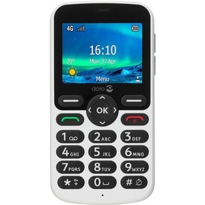 Doro 5860 128 MB Feature Phone - 6,1 cm (2,4 Zoll) QVGA 320 x 240 - 64 MB RAM - 4G - Schwarz - Bar - kein SIM-Lock - Rear 