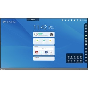 V7 IFP7502-V7PRO 1905 mm LCD Digital Signage Display - 8 GB - 3840 x 2160 - 2160pWireless LAN