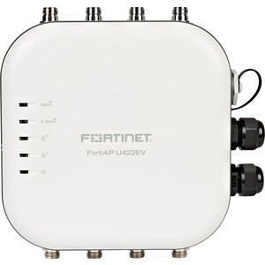Fortinet FortiAP U422EV Dual Band 802.11ax 3.97 Gbit/s Wireless Access Point - Outdoor - 2.40 GHz, 5 GHz - External - MIMO