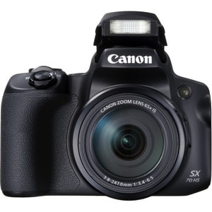 Canon PowerShot SX70 HS 20,3 Megapixel Bridge-Kamera - Schwarz - 1/2,3"-Sensor - Autofokus - 7,5 cm (3 Zoll) LCD-Anzeige -
