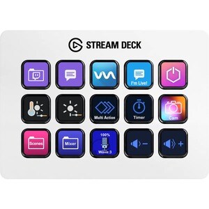 Elgato Stream Deck MK.2 - White - Cable Connectivity - USB 2.0 Interface - 15 Key(s) - PC, Mac - White