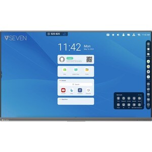 V7 IFP7502-V7PRO Digital Signage Display - 75" LCD - Touchscreen - 8 GB SDRAM - 3840 x 2160 - 410 Nit - 2160p - HDMI - USB