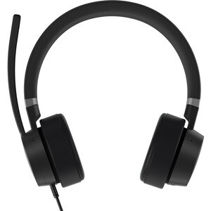 Lenovo Wired Over-the-head Stereo Headset - Thunder Black - Binaural - Ear-cup - 32 Ohm - 20 Hz to 20 kHz - 200 cm Cable -