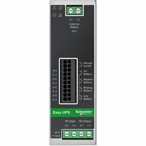 APC by Schneider Electric Easy UPS BVS240XDPDR Gleichstrom-UPS - 240 W - DIN Rail - 24 V DC Eingang - 24 V DC Ausgang