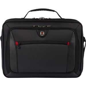 SwissGear Insight 27469140 Carrying Case (Briefcase) for 15.6" to 16" Notebook - Black - Tear Resistant Shoulder Strap, Dr