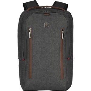 Wenger CityUpgrade Carrying Case (Backpack) for 16" Notebook - Alloy - Water Resistant - Polyester Body - Shoulder Strap, 