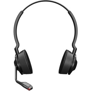 Jabra Engage 55 Wireless On-ear Stereo Headset - Black - Binaural - Open - 15000 cm - DECT - 40 Hz to 16 kHz - Noise Cance