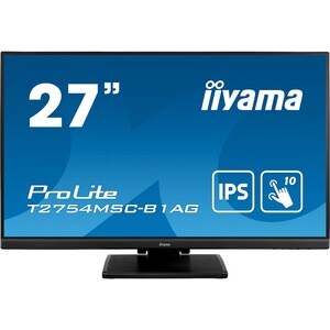 iiyama ProLite T2754MSC-B1AG 27" LCD Digital Signage Display - In-plane Switching (IPS) Technology - Touchscreen - 1920 x 