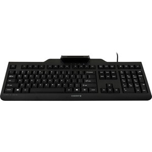 CHERRY KC 1000 SC Keyboard - Cable Connectivity - USB Interface - Czech - Black