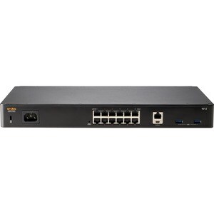 HPE 9000 9012 Router - TAA-konform - 12 Anschlüsse - PoE Ports - Management-Port - Gigabit-Ethernet - Rackmontage