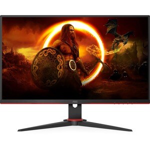 AOC AGON 27G2SPAE/BK 27 Zoll Class Full HD Gaming-LCD-Monitor - 16:9 Format - Schwarz/Rot - 68,6 cm (27 Zoll) Viewable - I