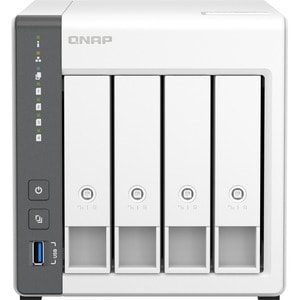Sistema di memorizzazione SAN/NAS QNAP TS-433-4G - 4 x Vani totali - 4 GB Capacità memoria Flash Cortex A55 Quad core (4 C