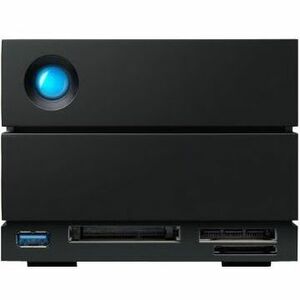 Sistema di archiviazione DAS LaCie 2big Dock - 2 x Vani totali - 16 TB HDD Desktop - 16 TB Capacità HDD installato - Thund