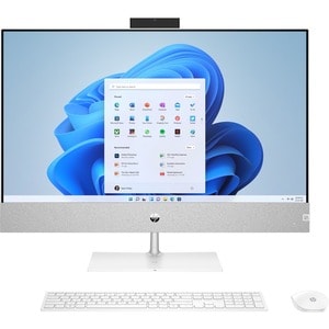 HP Pavilion All-in-One Computer - Intel Core i5 i5-12400T - 8 GB - 256 GB SSD - 68.6 cm (27") Full HD - White - Intel H670