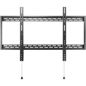 AD-WF-10090 fixed-angle wall mount - capacity to 100kg (220lb) - for mounting large heavy displays - Black
