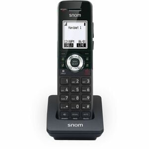 Snom M10 SC Handset - Wandmontierbar - Schwarz - Schnurlos - DECT - 4,6 cm (1,8 Zoll) Screen Size - Headset-Anschluss - 9 