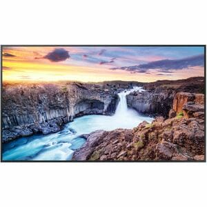 Samsung QHB Quantum Processor 4K Signage - 49.5" LCD - Vertical Alignment (VA) - 24 Hours/7 Days Operation - 3840 x 2160 -