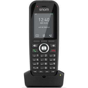 Snom M30 Handset - Schwarz - Schnurlos - DECT - 5,1 cm (2 Zoll) Screen Size - USB - Audio - 22 Stunde(n) Battery Talk Time