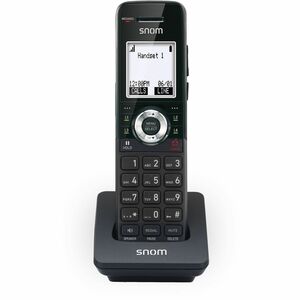 Snom M10 SC Handset - Wandmontierbar - Schwarz - Schnurlos - DECT - 4,6 cm (1,8 Zoll) Screen Size - Headset-Anschluss - 9 