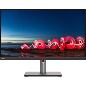Moniteur LCD Lenovo ThinkVision T27h-30 27" Class Webcam WQHD - 16:9 - Noir corbeau - 68,6 cm (27") Viewable - Technologie