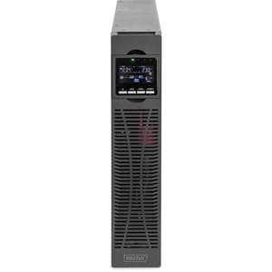 Digitus Online Double Conversion Online UPS - 1.50 kVA/1.50 kW - 2U Rack/Tower, Desktop - 4 Hour Recharge - 4 Minute Stand