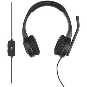 Kensington H1000 Wired On-ear, Over-the-head Stereo Headset - Black - Binaural - Ear-cup - 32 Ohm - 20 Hz to 20 kHz - 182.