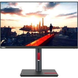 Lenovo ThinkVision P24h-30 24 Zoll Class Webcam WQHD LCD-Monitor - 16:9 Format - 60,5 cm (23,8 Zoll) Viewable - IPS-Techno