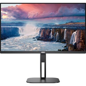 AOC 27V5C/BK 27" Class Full HD LCD Monitor - 16:9 - Black - 68.6 cm (27") Viewable - In-plane Switching (IPS) Technology -