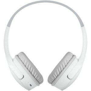 Belkin SOUNDFORM Mini Wired/Wireless On-ear, Over-the-head, Over-the-ear Stereo Headset - White - Binaural - Ear-cup - 914