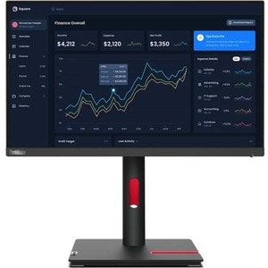 ThinkVision T22i-30, 21.5inch FHD monitor, 1920x1080 (16:9), IPS, Anti-Glare, VGA+DP+HDMI input, Audio out, 4xUSB3.2 Gen1 